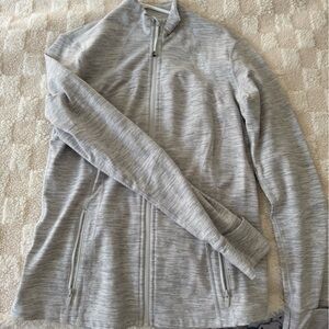 Gray Zip-Up Jacket